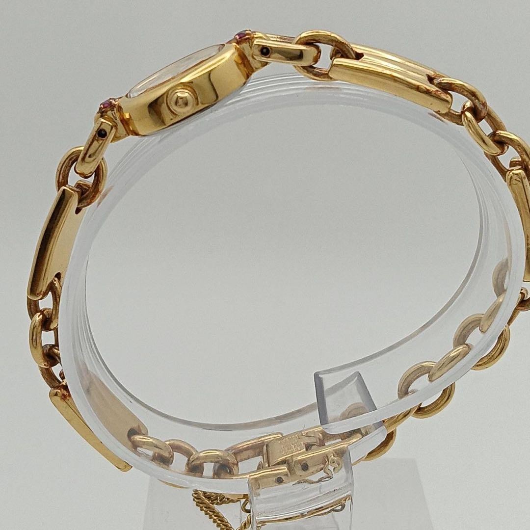 [New battery/operation] SEIKO 2P Ruby Breath Watch Gold Watch