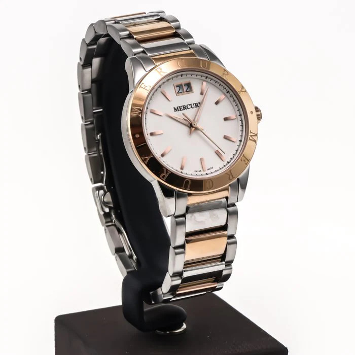 Mercury – Swiss Watch – ME340-SR-1 Swiss Quartz 36 mm ME340 50m (5 ATM, 169 ft)