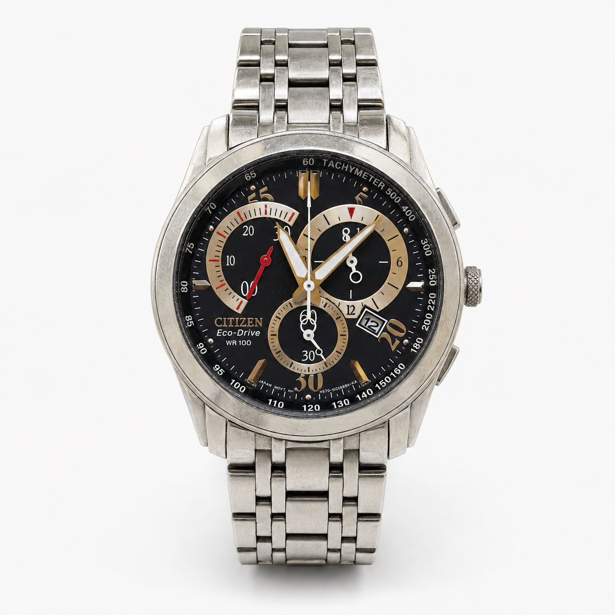 Citizen Eco-Drive Chronograph H570-S015308 AT1000-50E Men’s Watch WR100