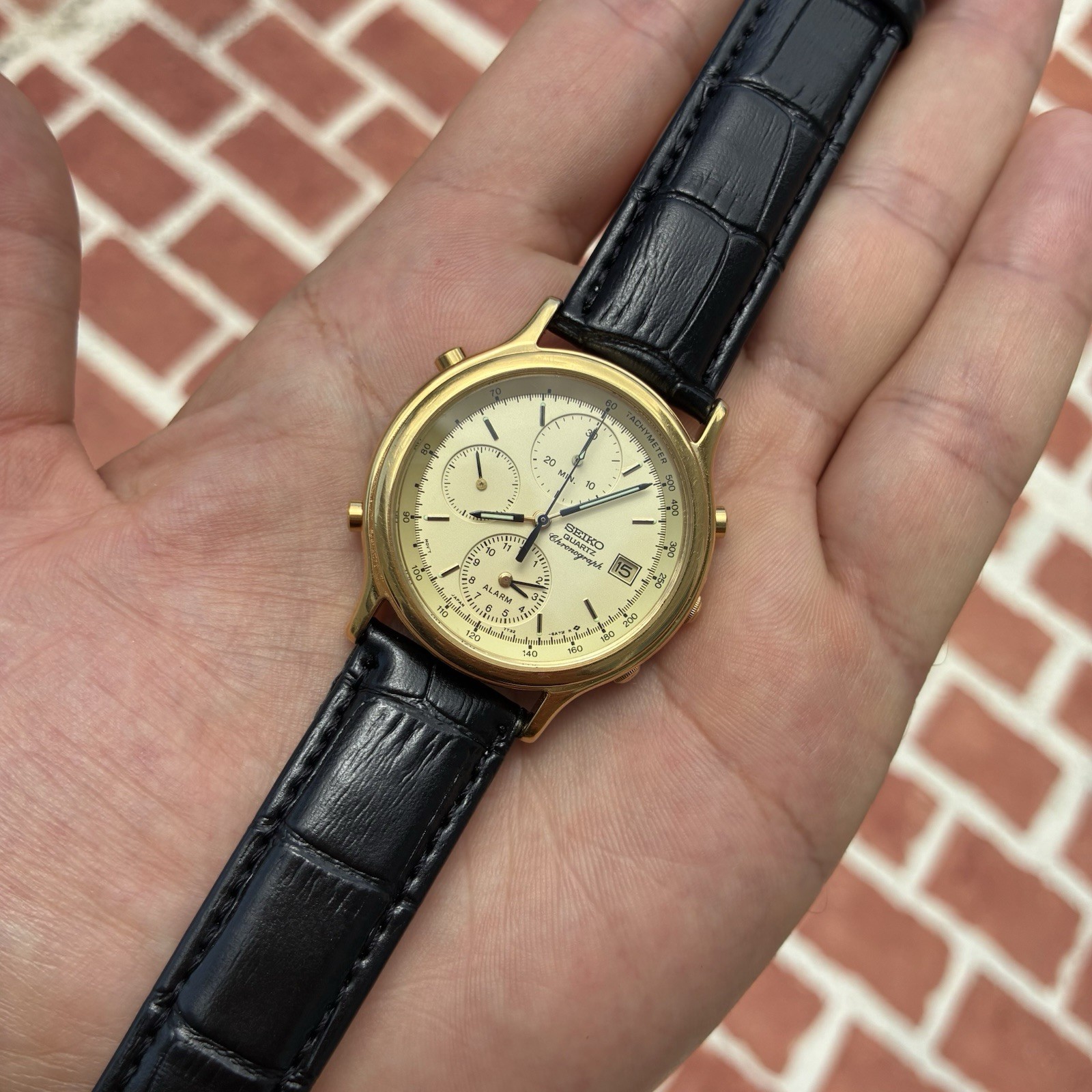 STUNNING Seiko Chronograph Men’s Watch Read Description