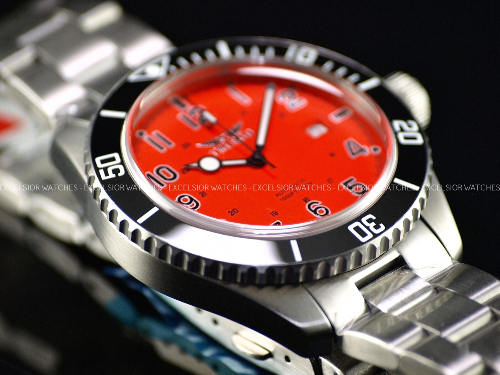 Tresod Men Ocean Master Swiss Made SW200 Automatic Lume Dial Ceramic Bezel Watch
