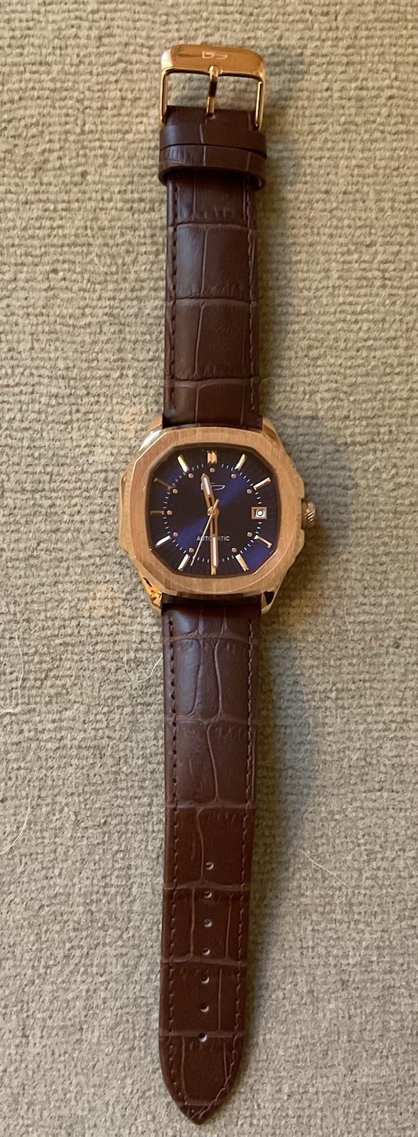 Daniel Steiger Monument 9329 R-M Automatic Men’s Watch Blue Sunray Dial