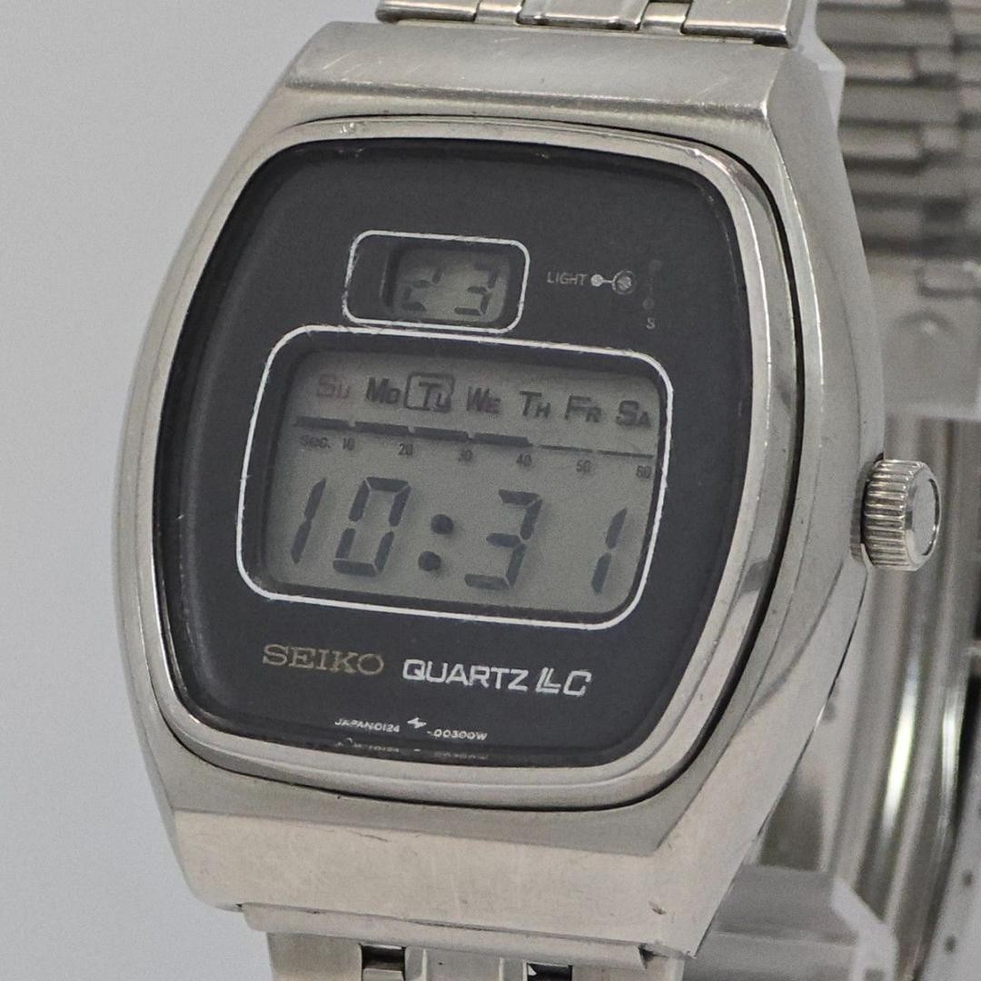Seiko Quartz LC 0124-0030 Digital Watch 1976 Vintage Used