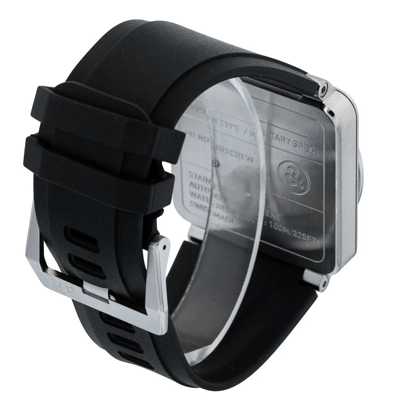 Bell & Ross Aviation BR03-92-S BR03-92 Black Dial Date Rubber Men’s Watch