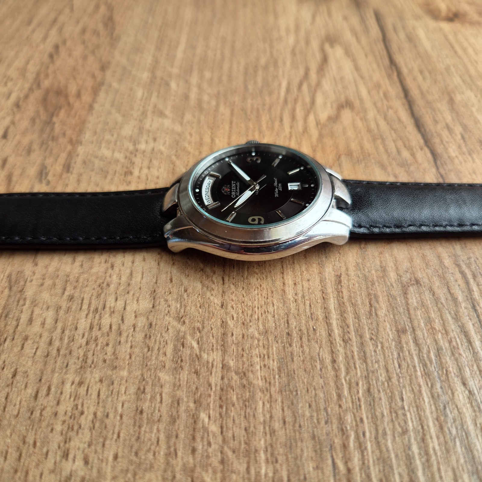 Rare Orient President day date Mechanical Automatic Japan Watch black watch