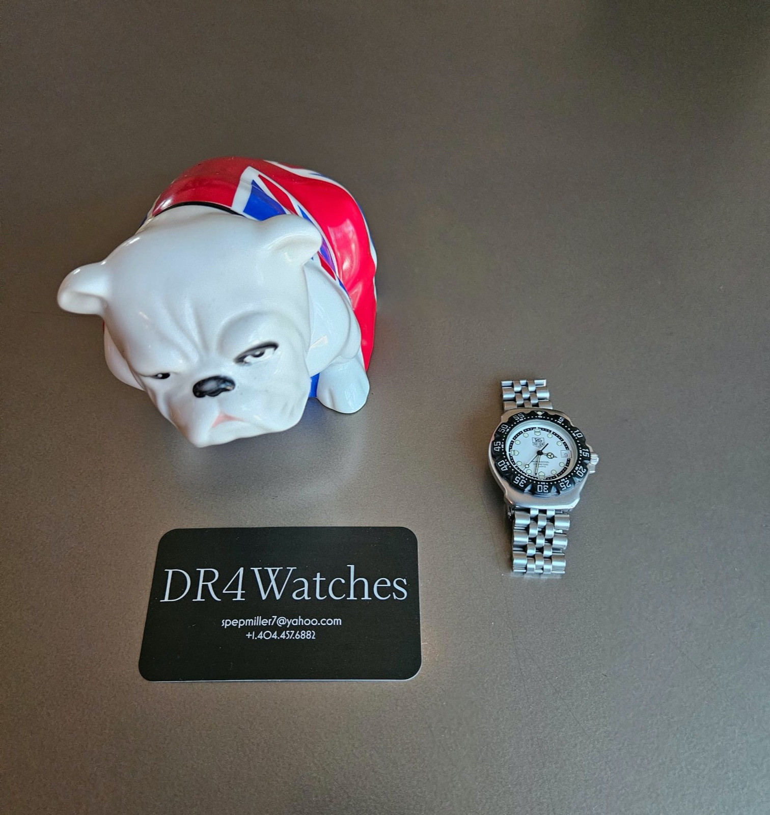 Tag Heuer Formula 1 Professional White Dial on Bracelet; WA1218; Rare + Awesome!