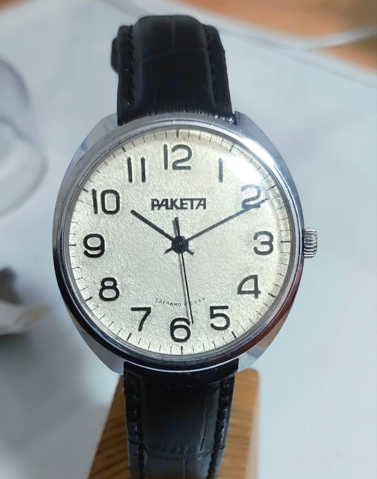 Vintage watch Raketa 2609.N, after service.