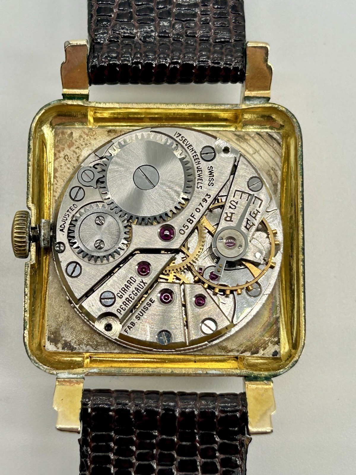 Vintage Girard-Perregaux Antimagnetic Cal. 05BF 17J Manual Wind c.1950 Original