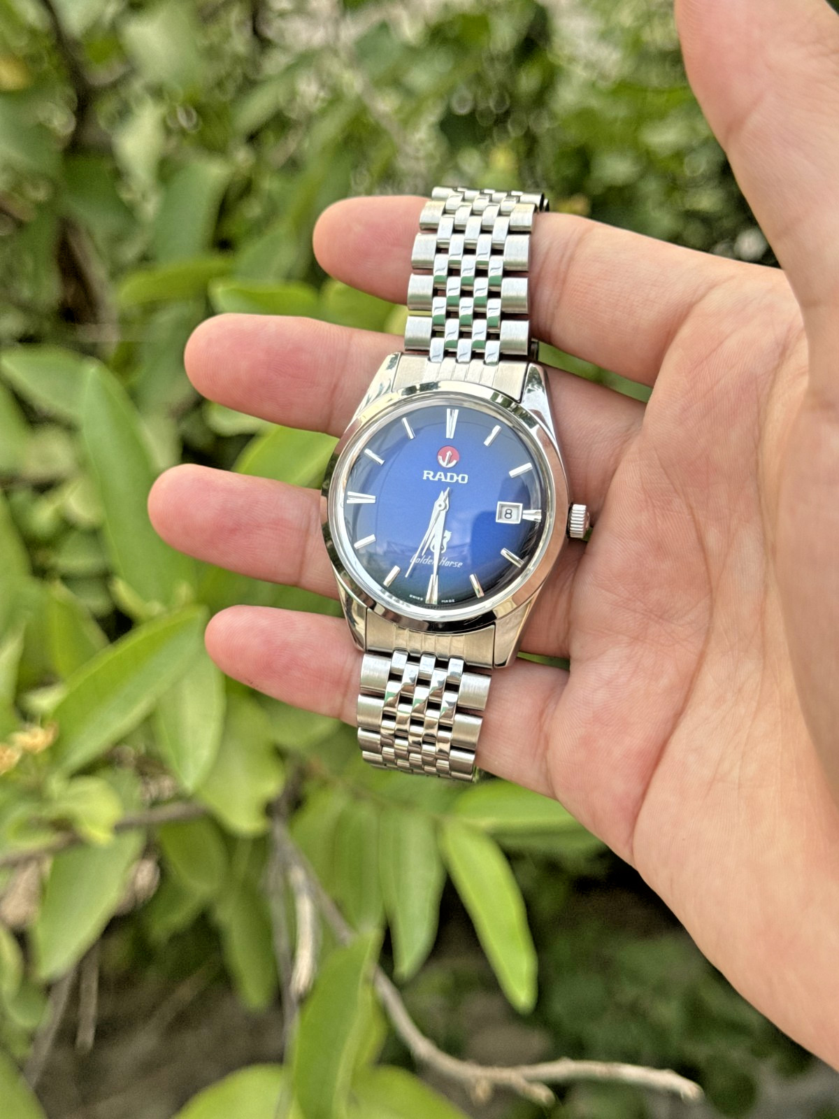 Rado Golden Horse Automatic Men’s Watch Blue Dial Refurbished Mint Condition