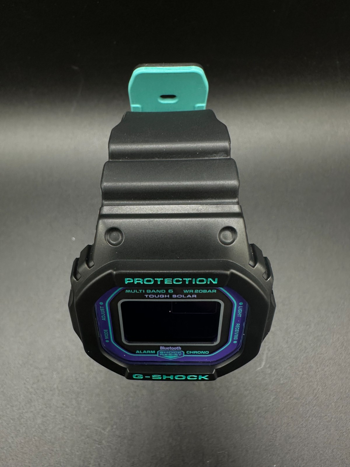 Casio G-Shock 90’s Color Blue Purple Bluetooth Solar Digital Watch GW-B5600BL-1