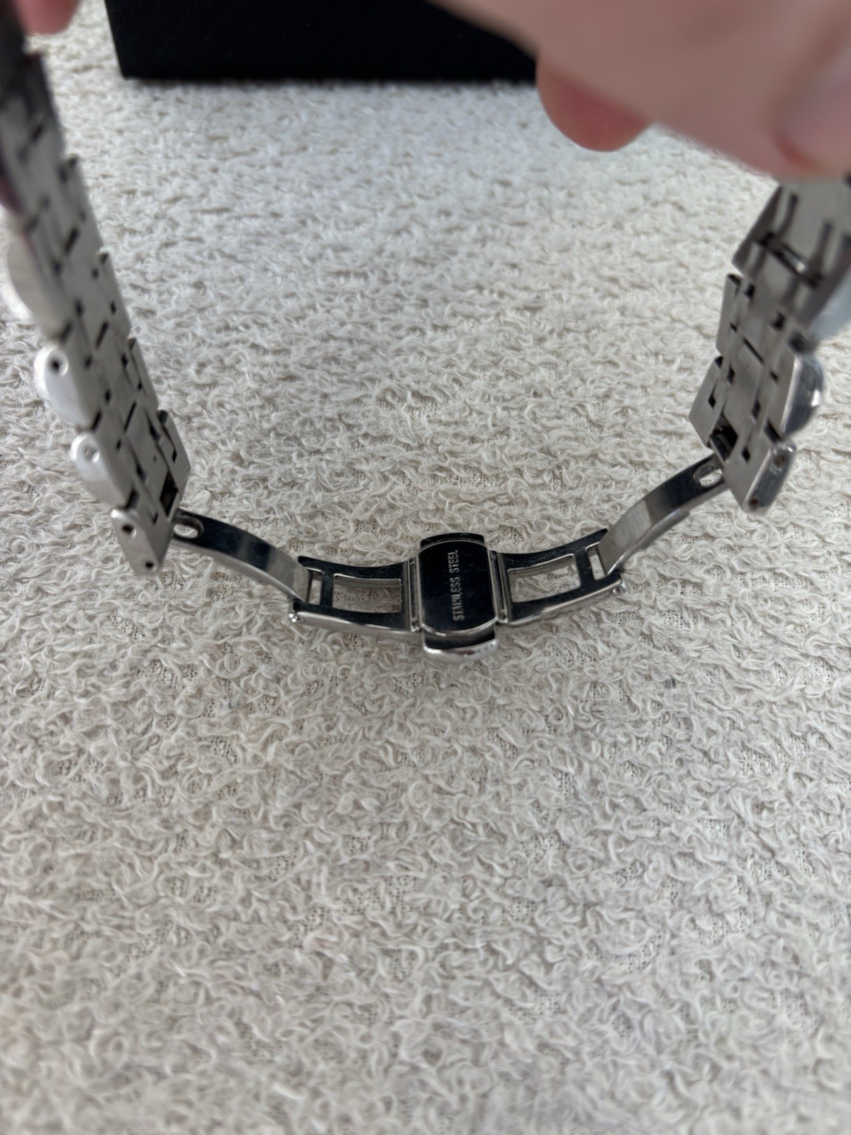 LIGE Watch Mens Chronograph Stainless Steel Bracelet 1853 Quartz – Needs Battery