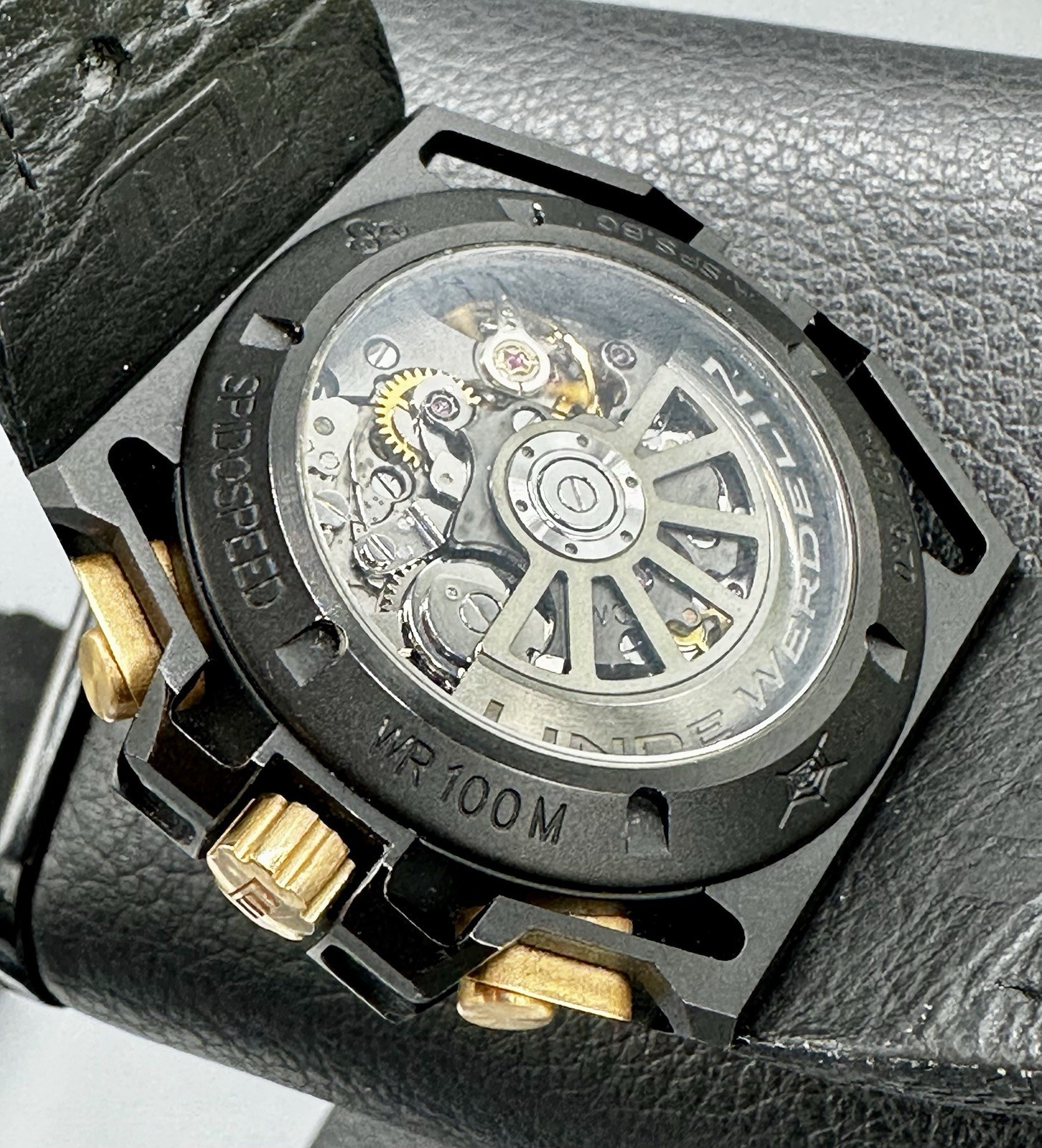 LINDE WERDELIN SpidoSpeed Chronograph Limited Rose Gold Black PVD Titanium
