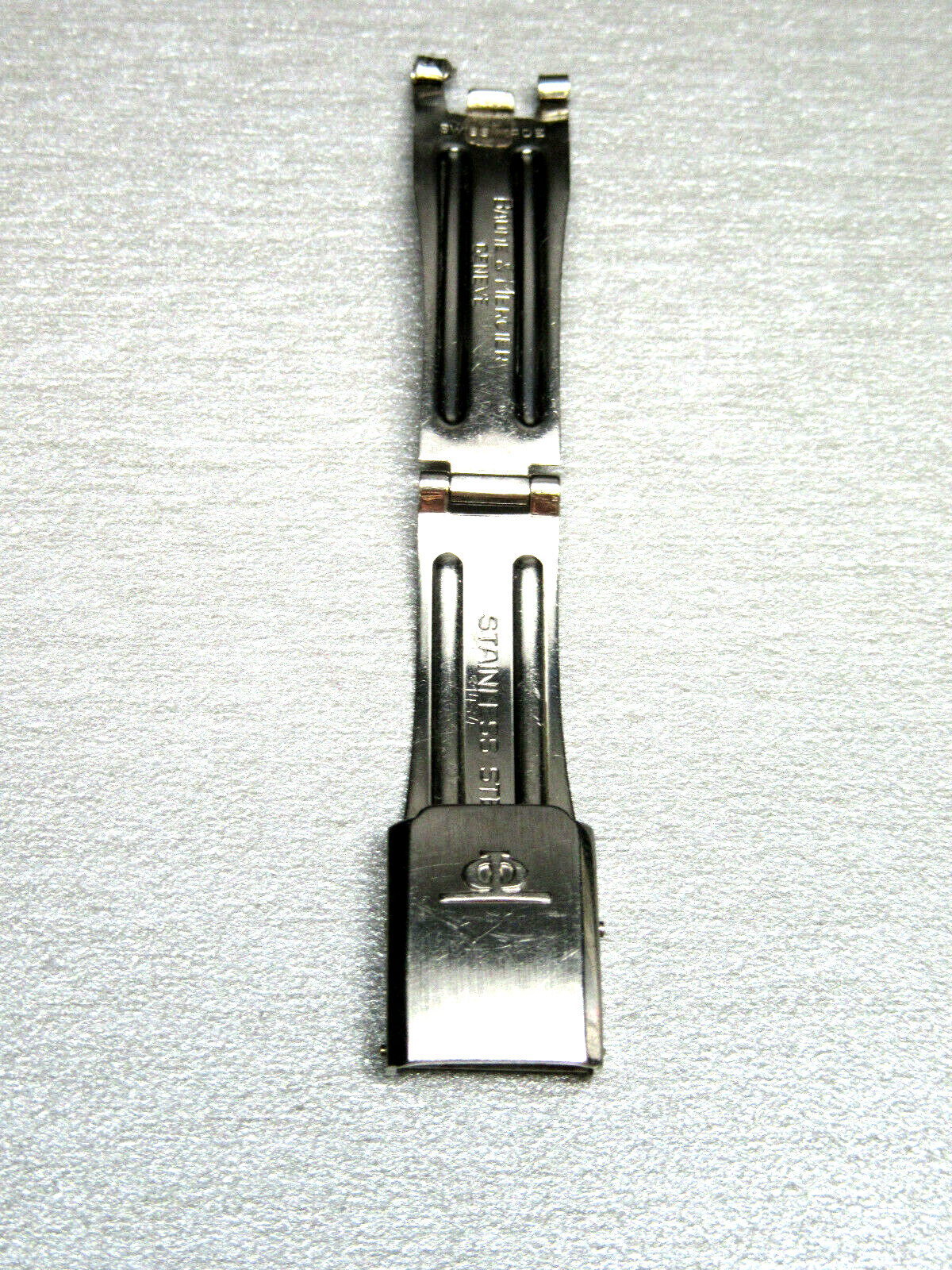 W335-1 ⭐⭐ Baume & Mercier Riviera Folding Clasp for Bracelet 0 15/32in Stainless
