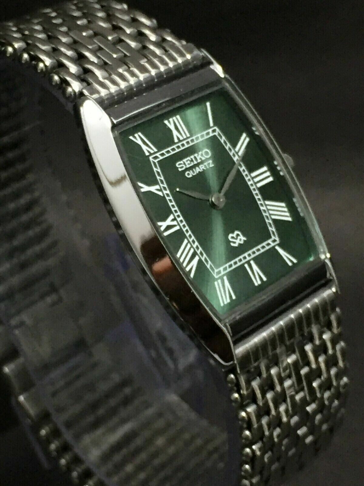 Vintage Seiko Slim Quartz Men’s Wrist Watch – Comes With New Battery, New Band