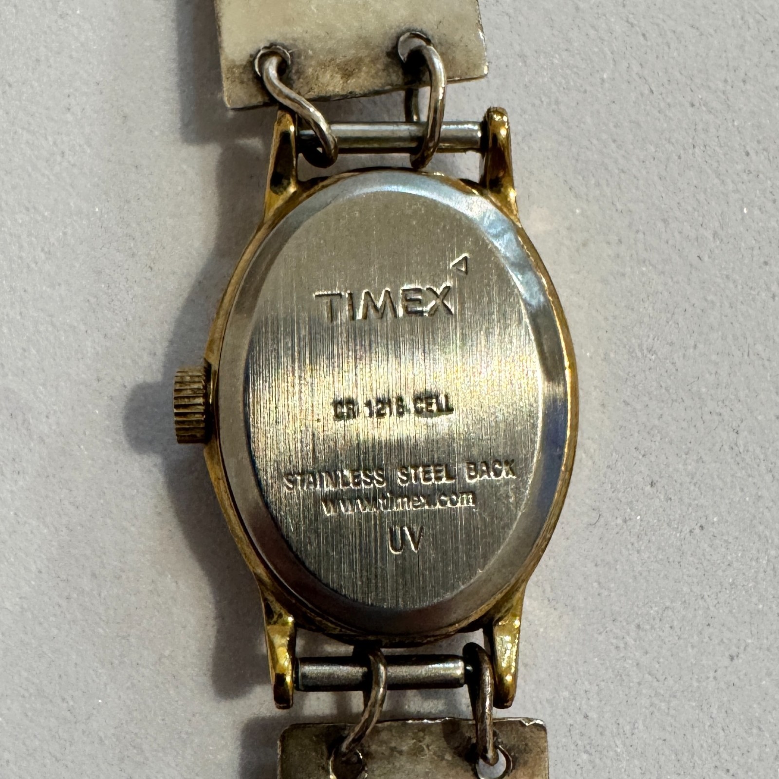 Handcrafted Women’s Artist Watchband with Timex Diamond Quartz Analog Face