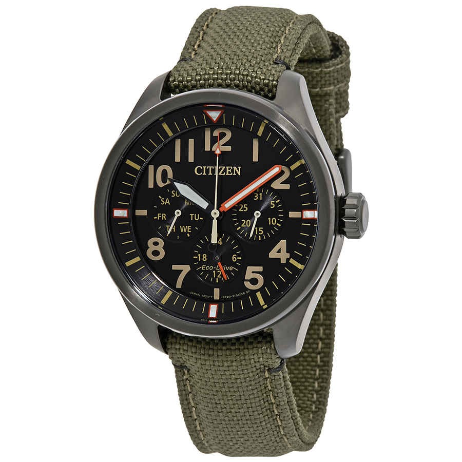 CZBU2055-16E Citizen Chandler Men’s Multifunction Nylon Watch BU2055 – Choose