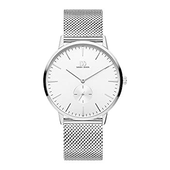 [B1R] Denmark Tidlos Akilia Second Watch Silver Men’s Quartz [g7v]