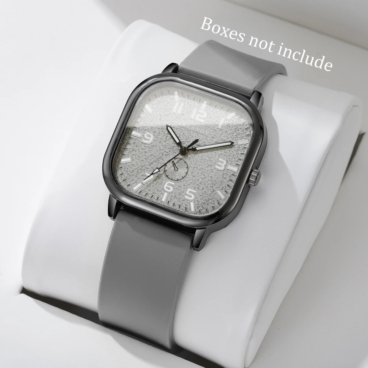 Square Silicone Watch Quartz Sports Casual Fashion Women Men Wristwatch USA