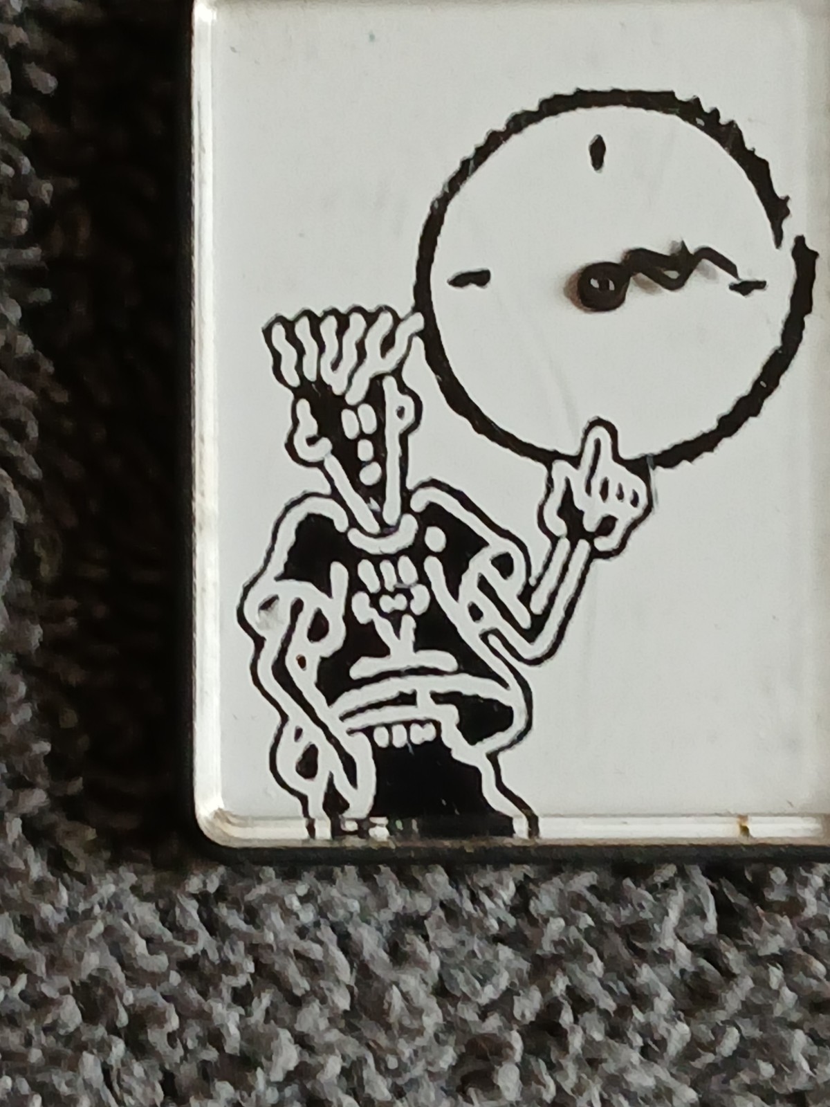Vtg Fido Dido 7up Drink Tank Watch 27mm Black White Dial -New Battery -Working