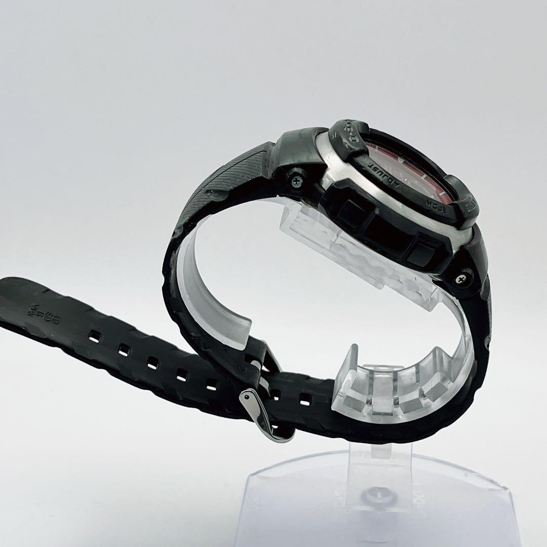 CASIO G-SHOCK G-300 Black Red Panel Men’s Digital Analog Watch Used Japan