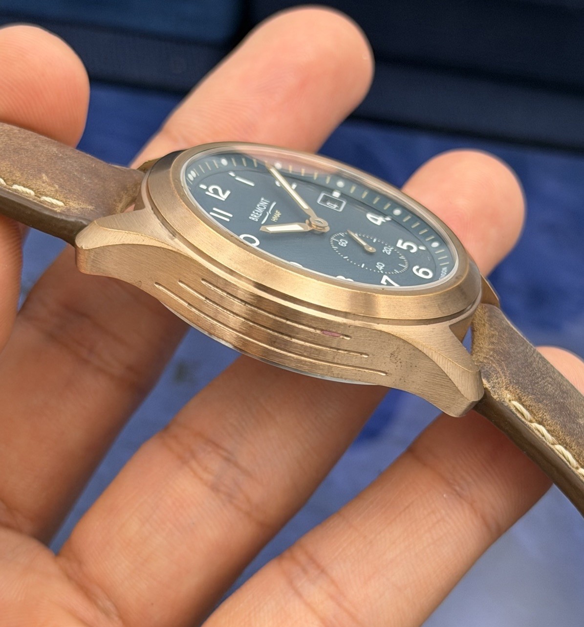 Bremont Broadsword Bronze Automatic 40mm, Blue Dial HMAF