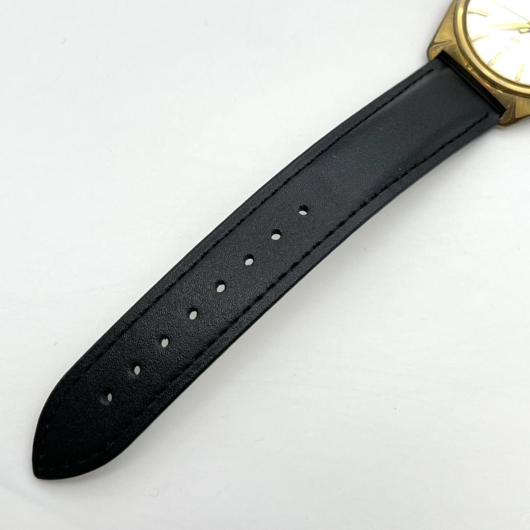 [Slightly flawed] Seiko automatic watch, 23 jewels, day-date, new strap, men'