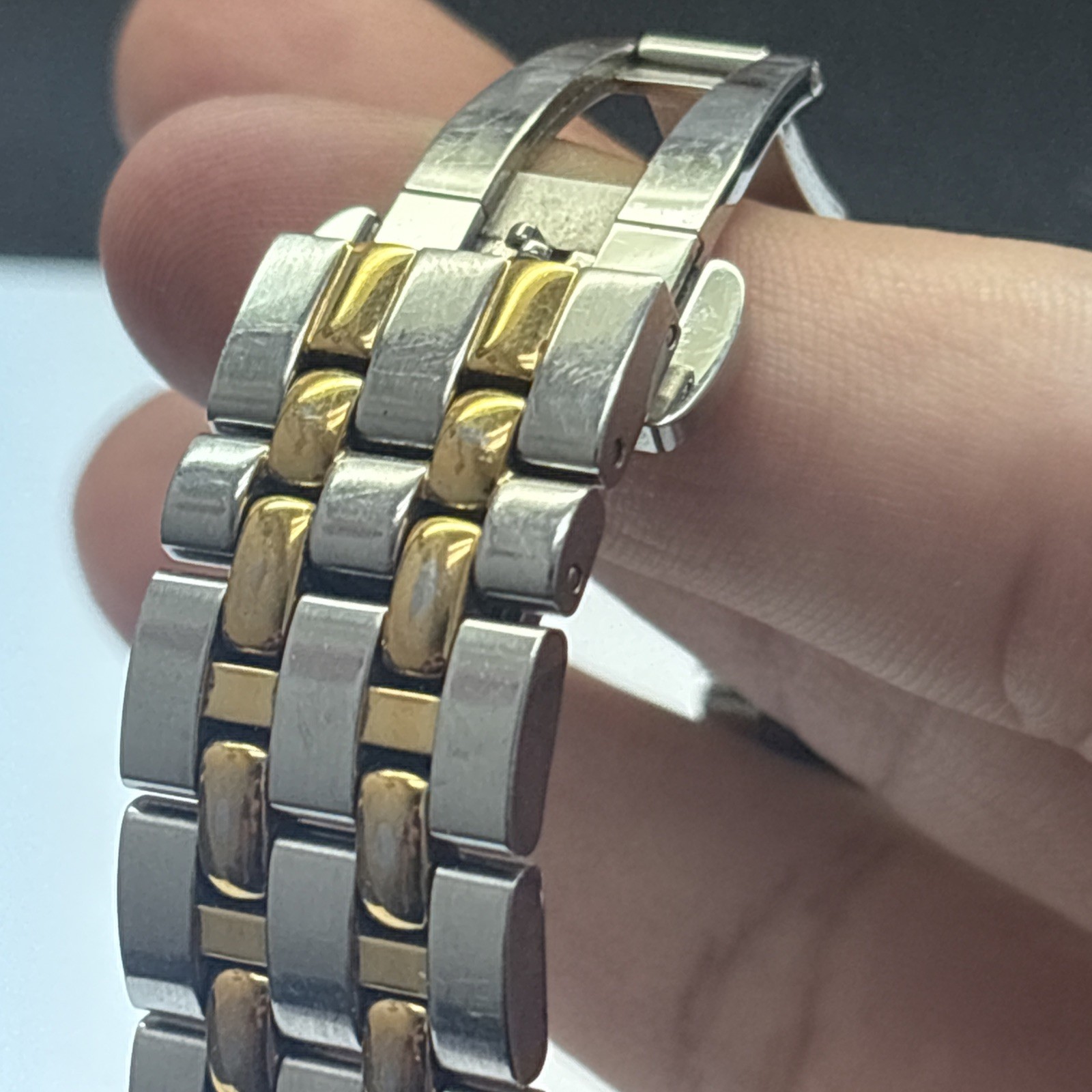 Raymond Weil Watch Two Tone Gold Plated Stainless Steel Fits Wrist Size 7”
