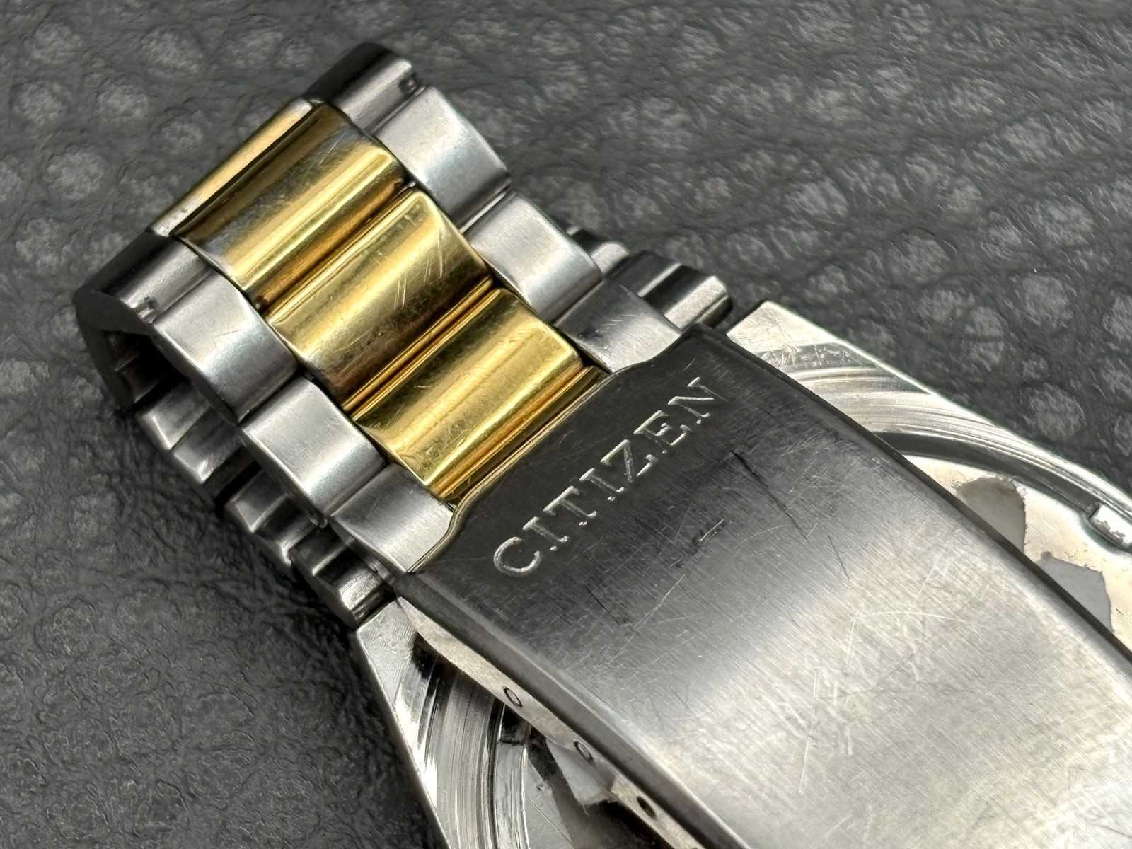 Citizen CQ Quartz Men’s Watch Two-Tone Black Dial Day-Date