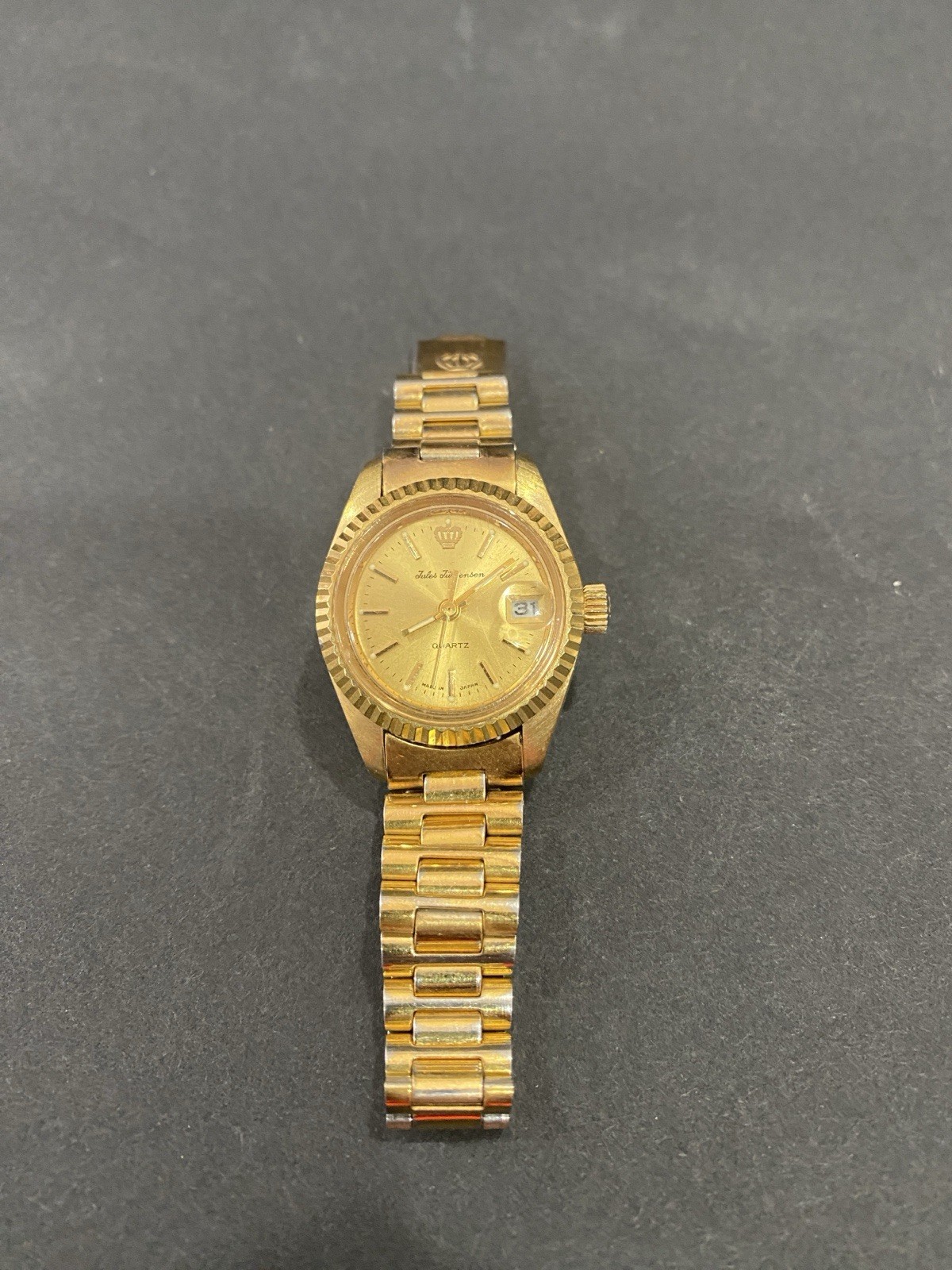 Beautiful VTG Jules Jurgensen Ladies Watch for Parts or Repair See Description