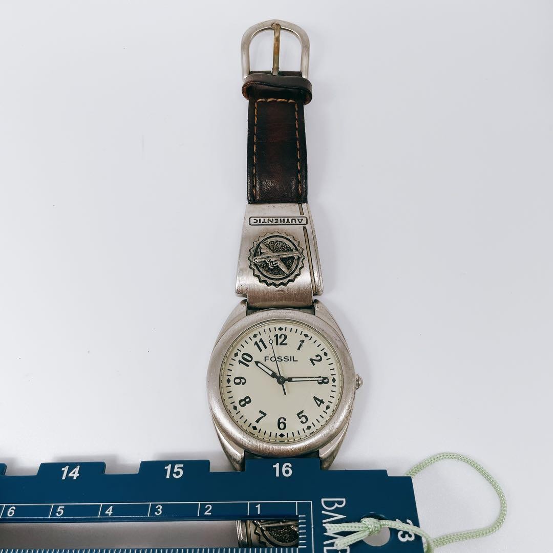 Fossil Gold Quartz Men’s Watch Vintage American Casual Style Japan 073660