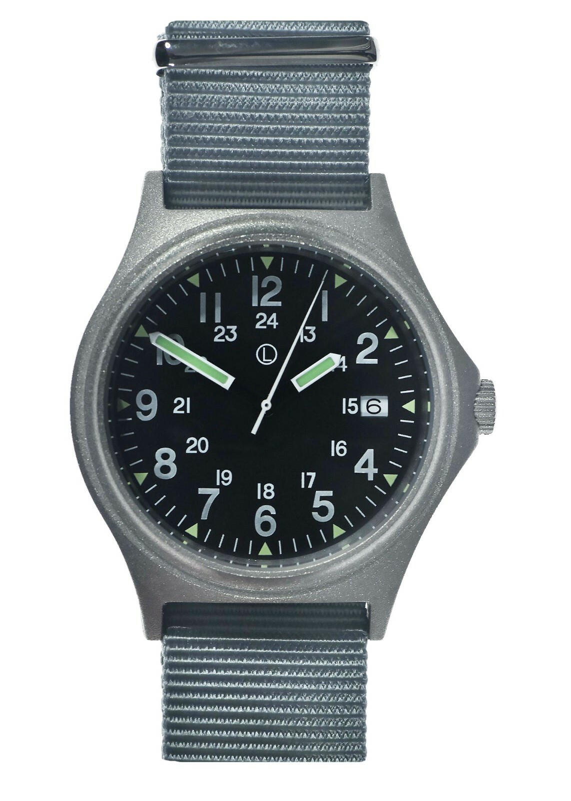 MWC 100m 12/24hr Military Quartz Watch | Screw Crown & Case Back | Unbranded