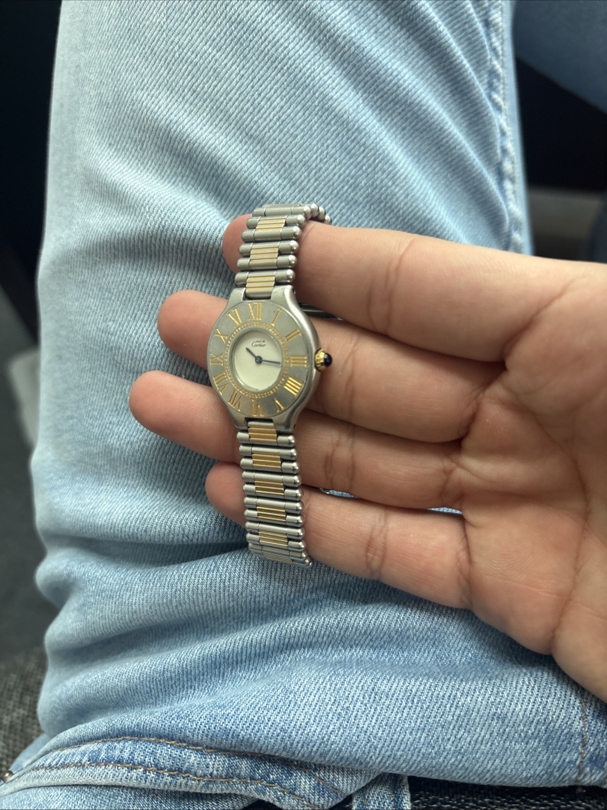 CARTIER WATCH MUST 21 28mm, Stainless Steel As Is