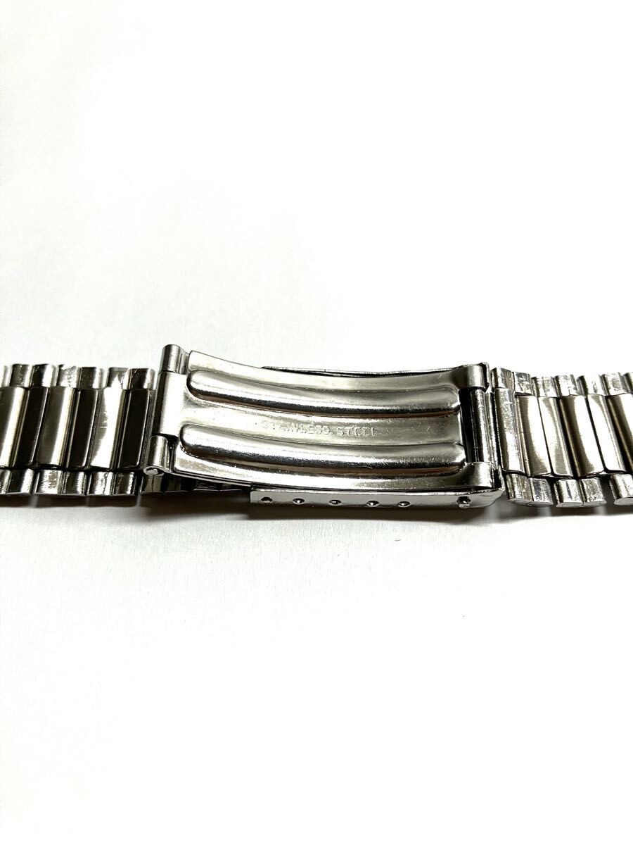 Stainless Steel Belt for Wristwatch Vintage Item 16.5 21mm Length Approximately
