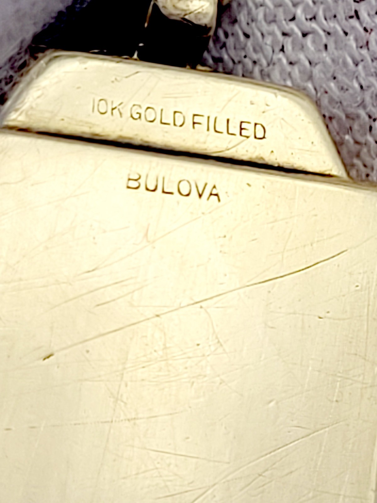 Bulova Ladies Diamond Watch 10K Gold Filled Art Deco Cocktail Vintage 1940 RUNS
