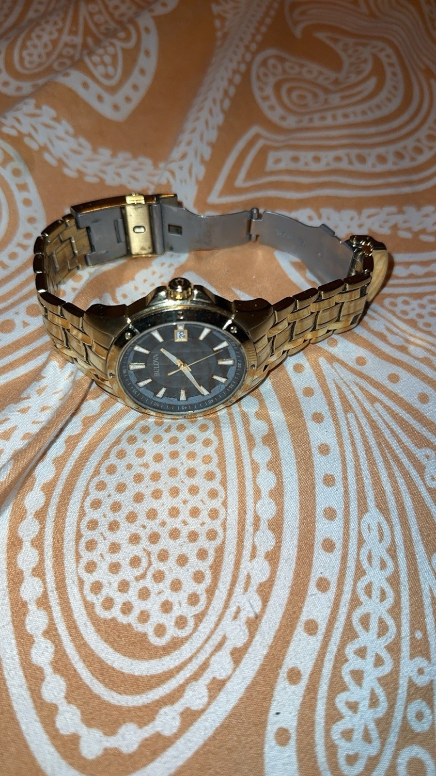 Bulova Men’s Gold tone Stainless Steel Watch C960 Series