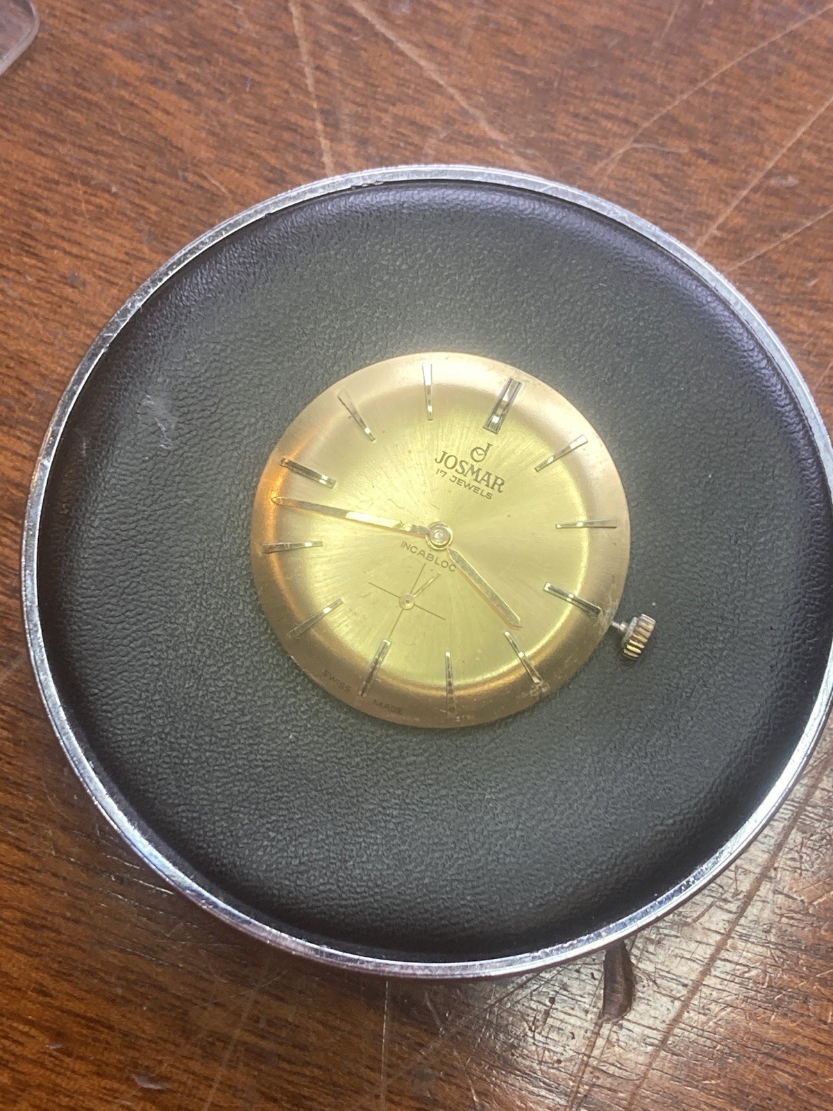 Vintage Men’s JOSMAR CUPILLARD French Watch, Cupillard 233-68 – Spares/Repairs