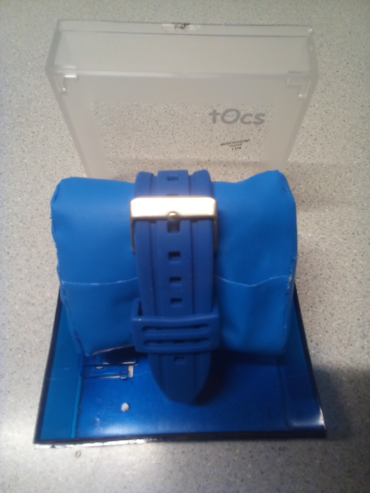 NEW Tocs Womens Watch Analog Shock And Water Resistant Blue NEW