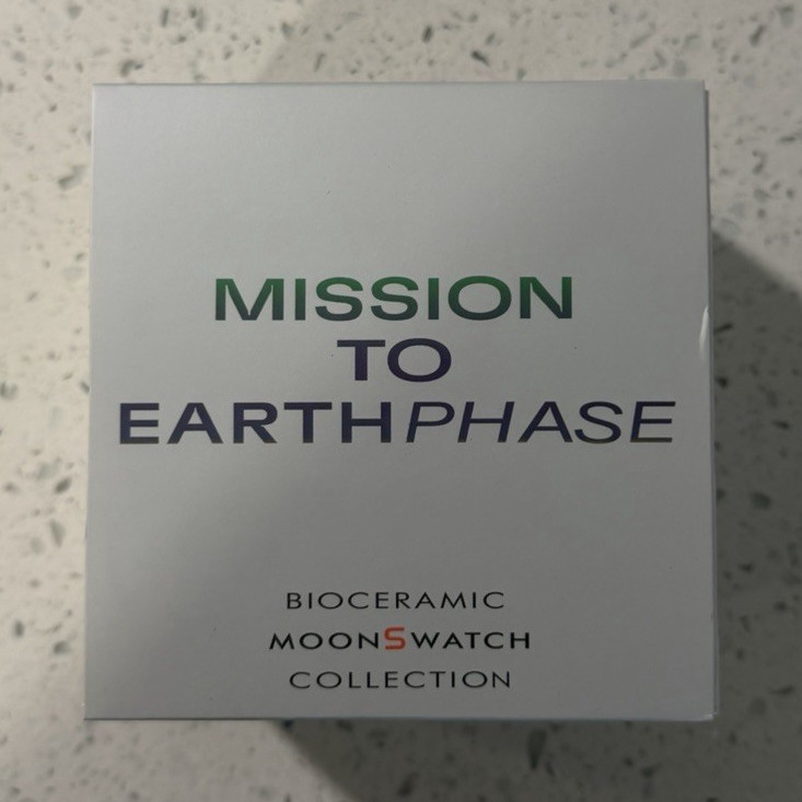 Swatch Mission to Earthphase Bioceramic Chronograph Tachymeter Quartz 42mm