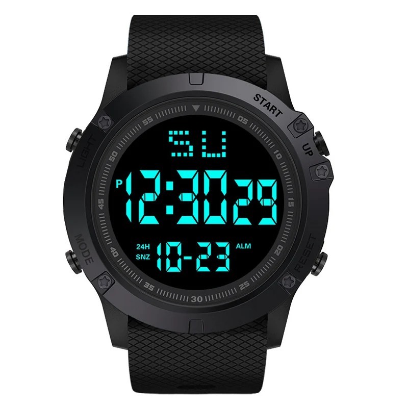 Waterproof Digital Sports Watch Military Tactical LED Backlight Wristwatch Men