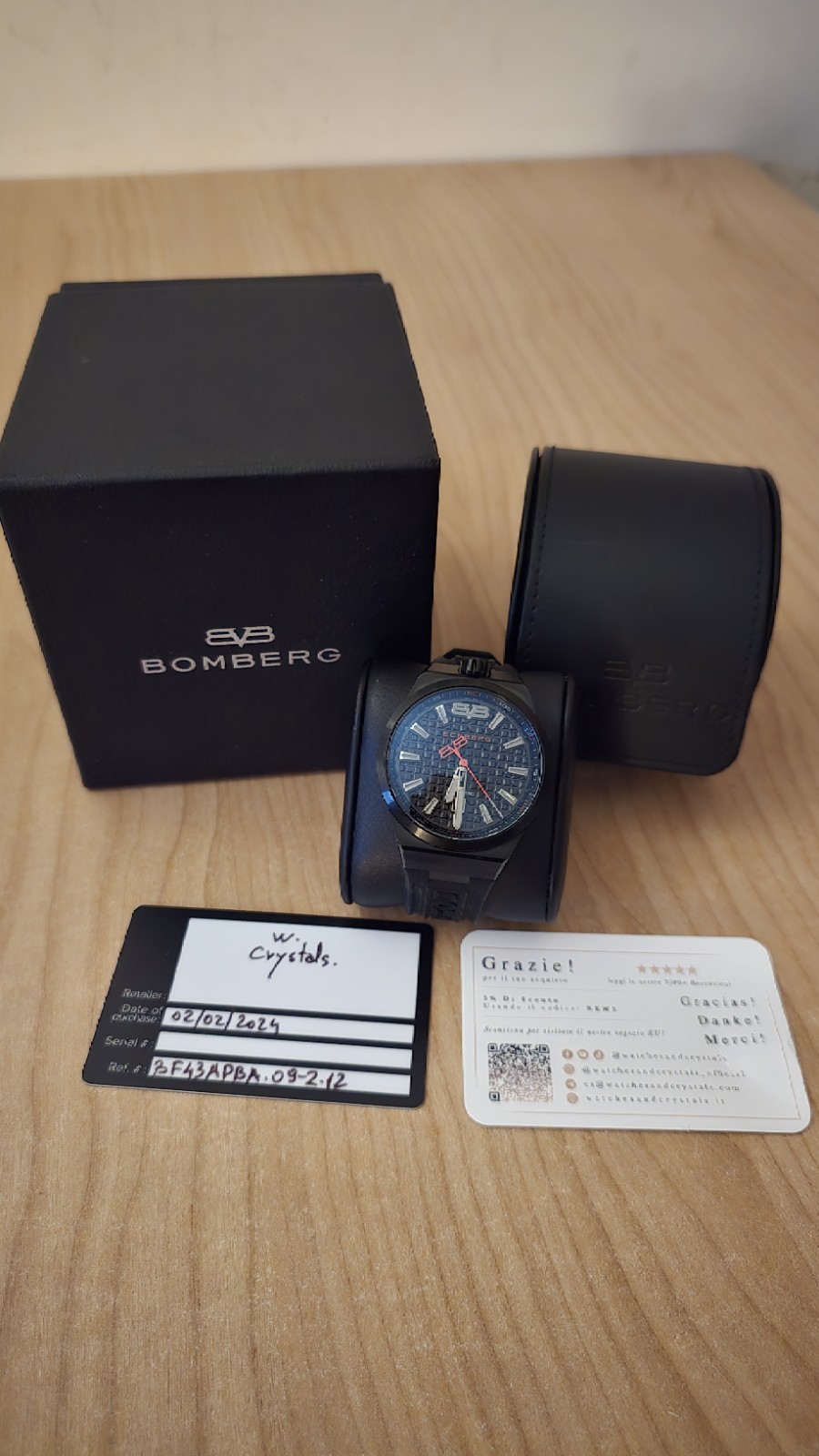Bomberg Metropolis Doha Automatic Limited Edition One of 200 DLC Black Watch