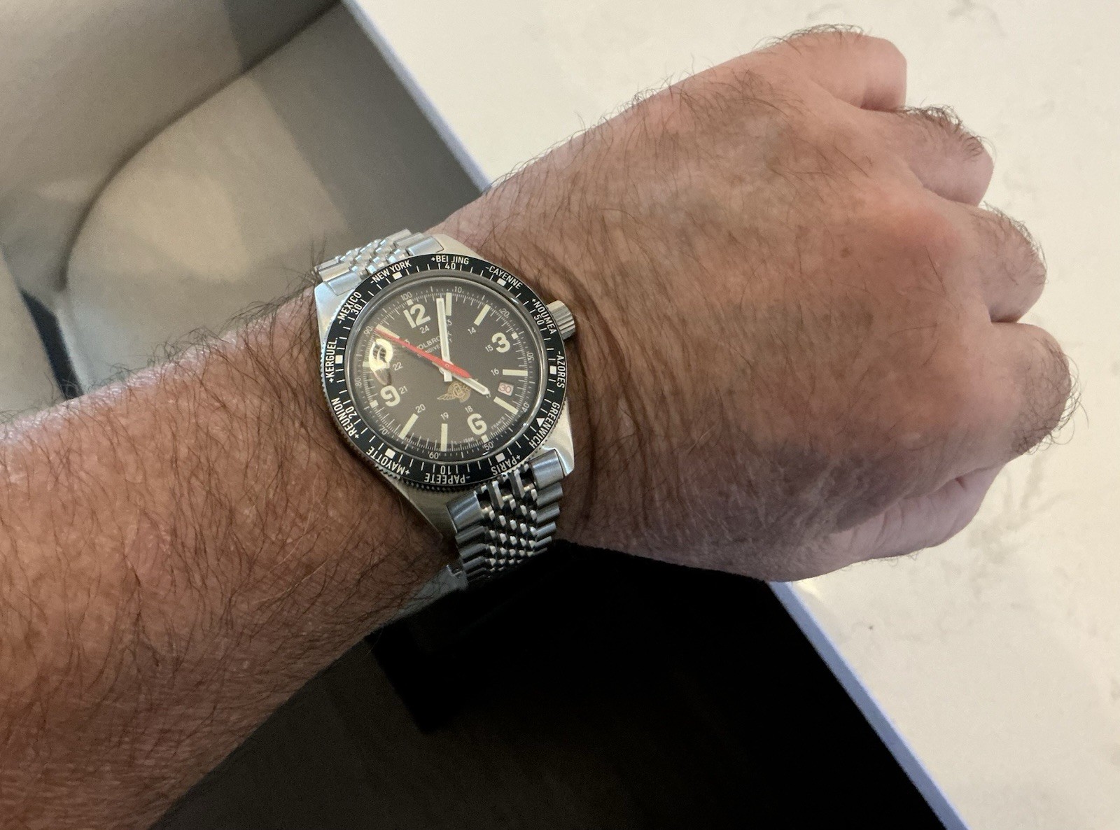 WOLBROOK SKINDIVER WT AUTOMATIC & PAN4TIMER Made In France 40mm