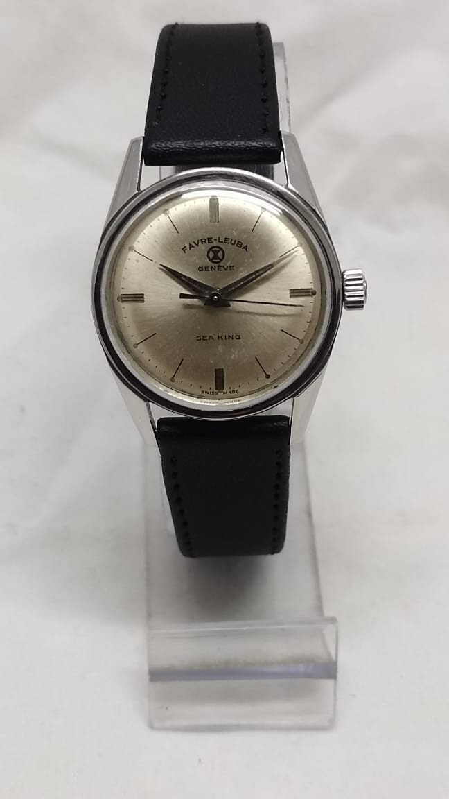 RARE Favre Leuba Geneva Seaking Hand-winding Men’s watch Original Dial Swiss