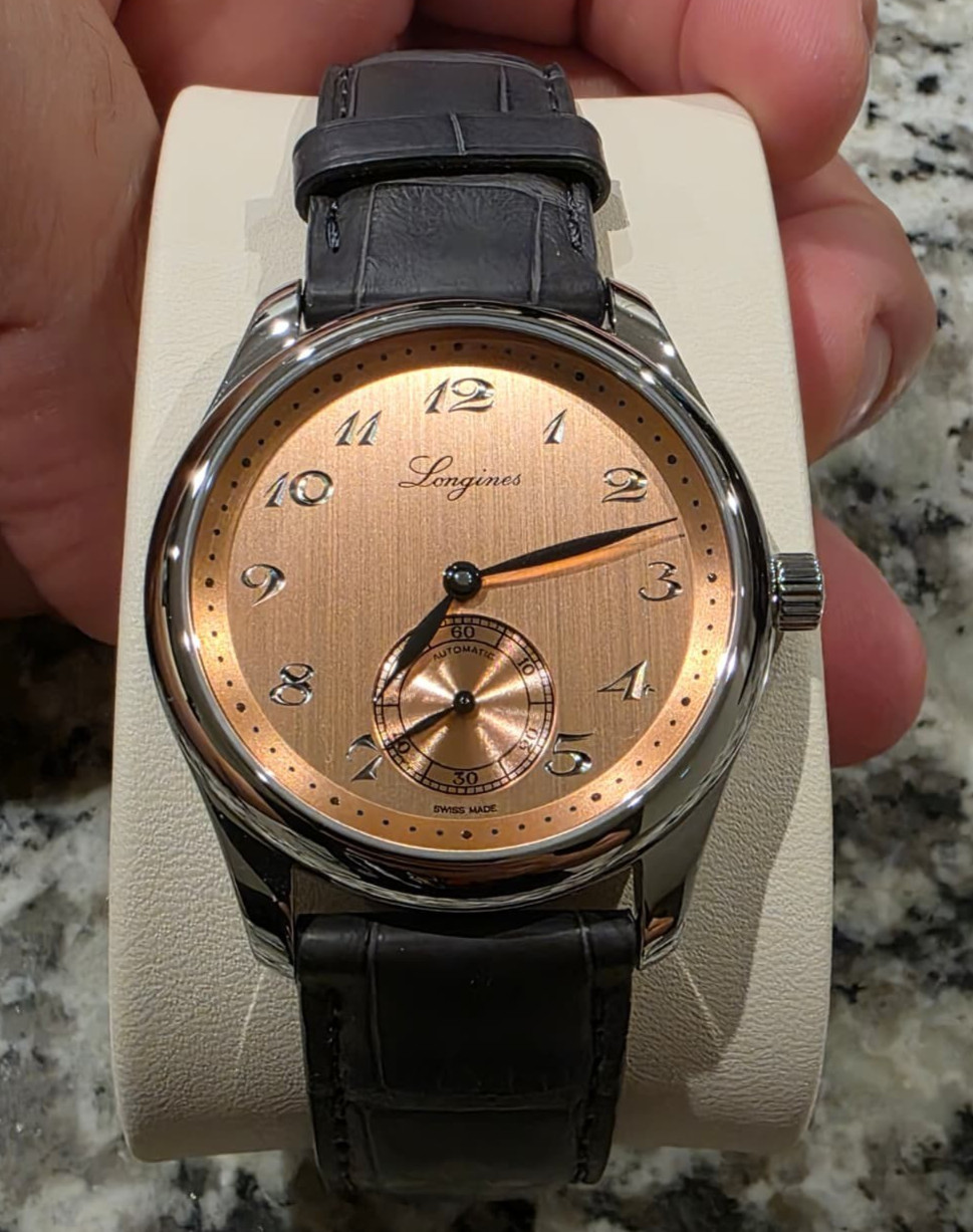 Longines Master Collection 38.5mm Men’s Watch L2.843.4.93.2 Salmon Dial