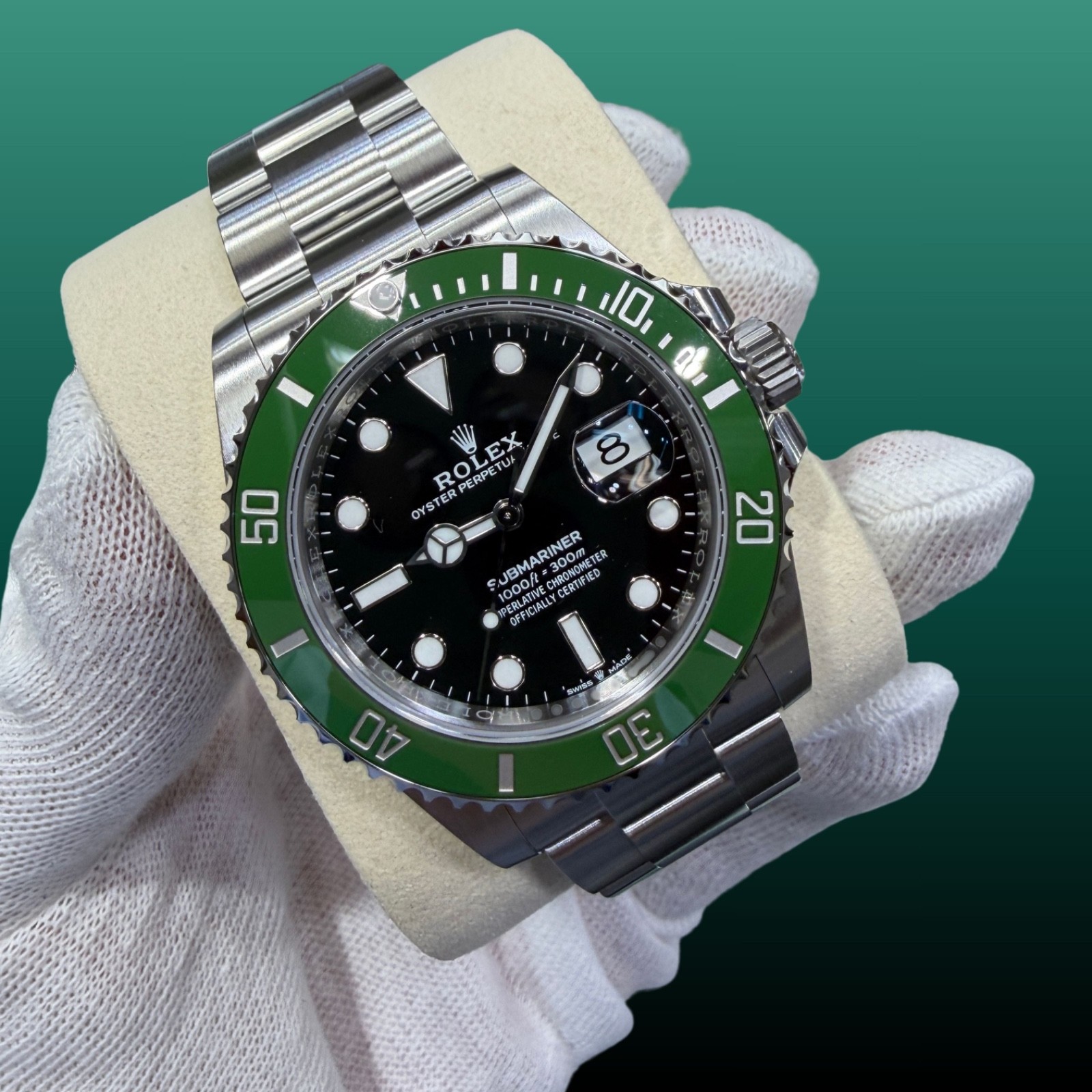 2026 NEW FULL STICKERS Rolex Submariner 126610LV ‘Starbucks’ 41m Green Bezel