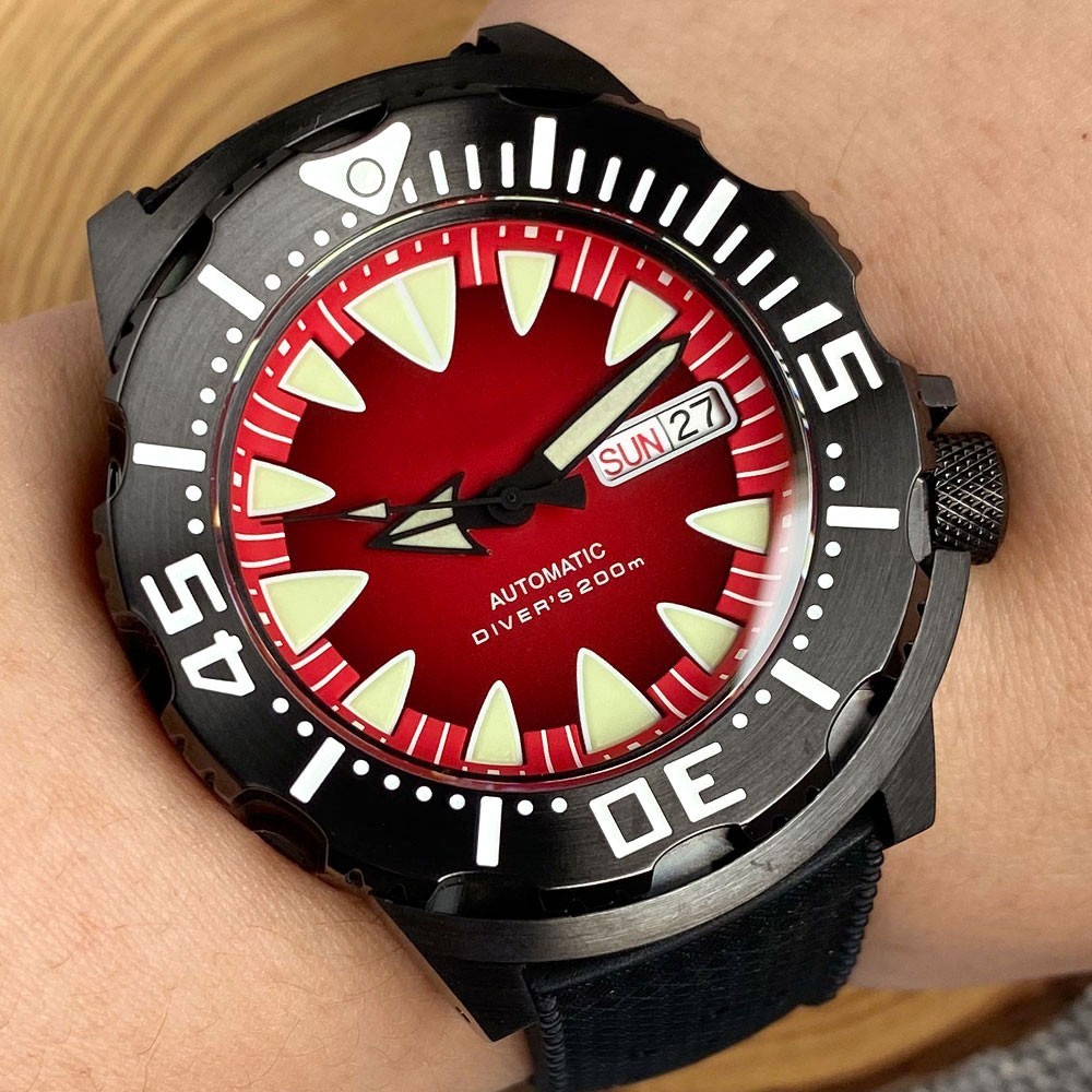 20ATM Diver Tandorio 42mm AR Sapphire Glass Japan NH36 Automatic Men Watch Lume
