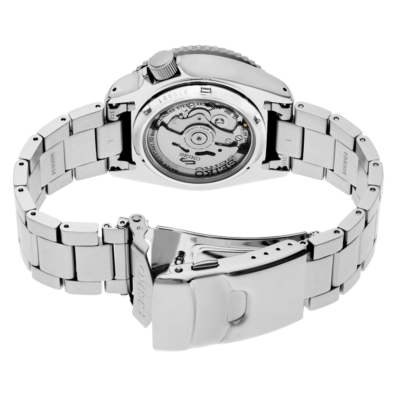 Seiko 5 Sports Special Edition 10 Bar Automatic Men’s Watch (Blue)