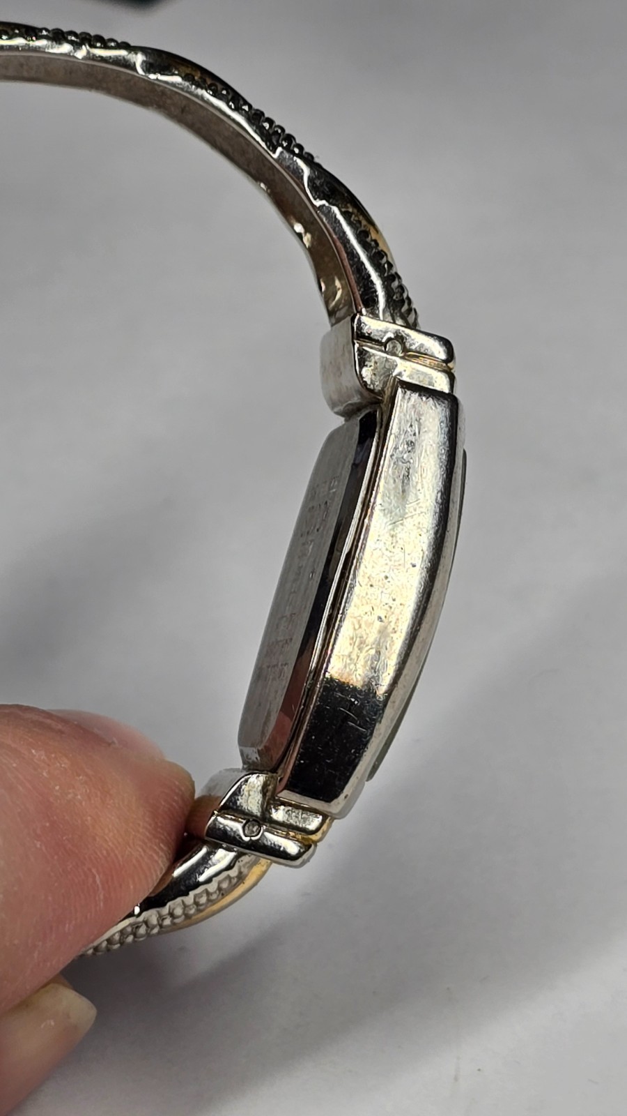 STUDIO Time STD950T Cuff Bracelet Quartz Analog Women’s Watch Sz. 6″ New Battery