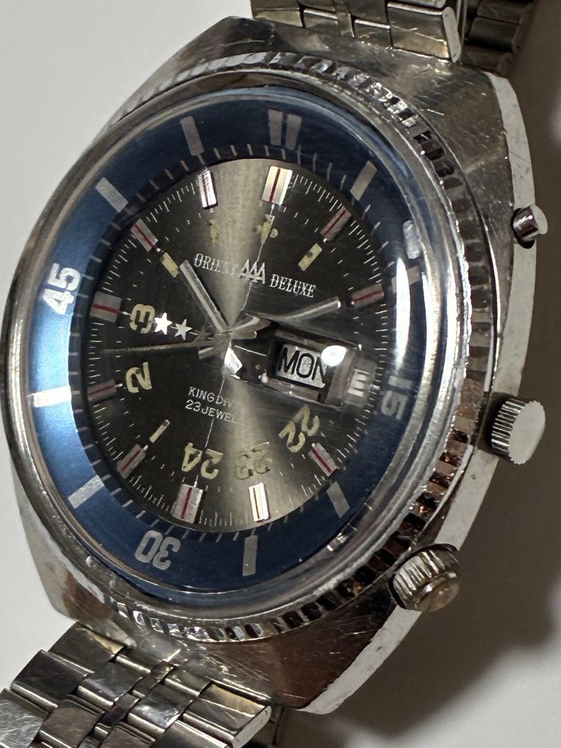 Orient AAA King Diver Automatic Mens Vintage Watch Rotating Inner Bezel