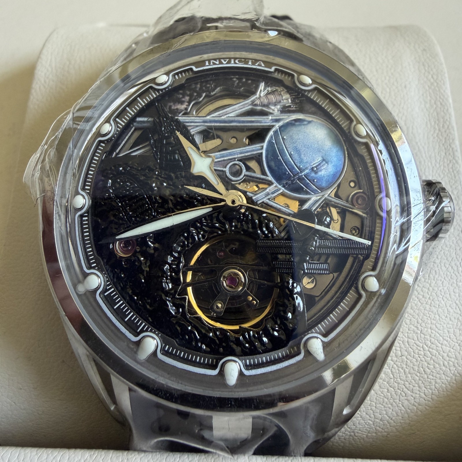 Invicta Celestial Naosia 69527 Men Watch 40mm Automatic Skeleton Dial NEW