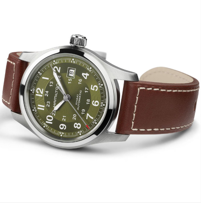 Hamilton Khaki Field Automatic Green Dial 42mm Men’s Watch H70605560